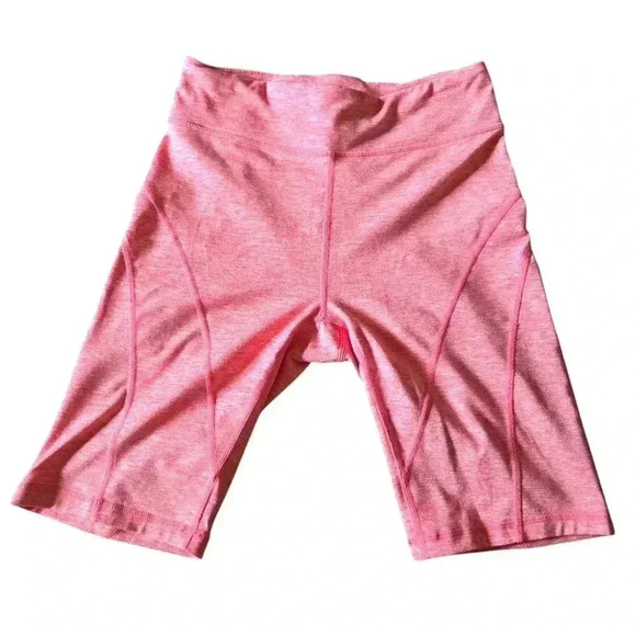 Free People  Baby Biker Shorts Heather Coral, Size S/P #081 - Picture 1 of 5